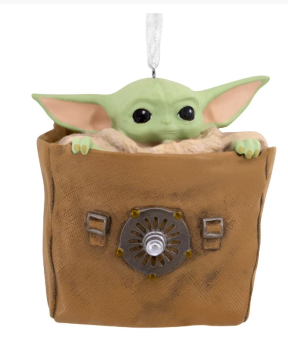 Hallmark Christmas Ornament (Star Wars: The Mandalorian Grogu in Bag)